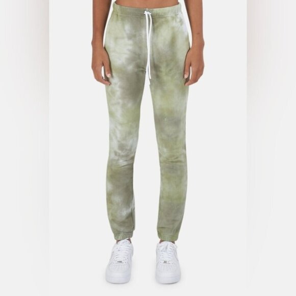 Cotton Citizen Pants - NEW Cotton Citizen Milan Tie Dye Sweatpants comfy Joggers in Basil Haze Green XS
